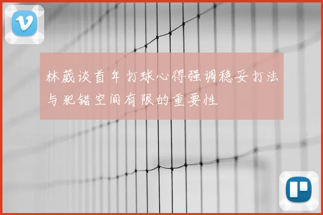 林葳谈首年打球心得强调稳妥打法与犯错空间有限的重要性