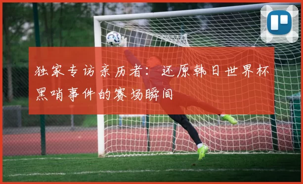 独家专访亲历者：还原韩日世界杯黑哨事件的赛场瞬间