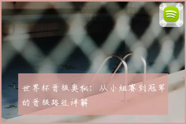 世界杯晋级奥秘:从小组赛到冠军的晋级路径详解